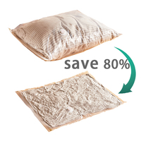 Sacs d'aspirateur réutilisables personnalisés Sacs de rangement sous vide compressés pour vêtements Sacs de rangement sous vide pour emballage de vêtements