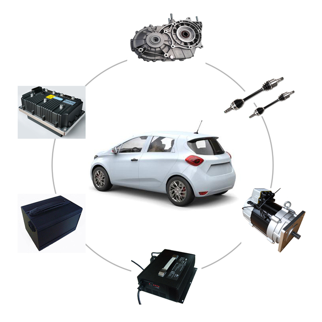 10kW 72V Kit De Conversion Motor Electrico Electric Car Motor Kit With Battery