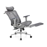 Chaise de bureau ergonomique avec dossier détachable et structure en nylon pour le bureau à domicile et les projets commerciaux