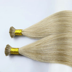 เคราตินต่อผมมนุษย์ผมต่อปลายแหลม I <span class=keywords><strong>V</strong></span> U Y ผมต่อผมมนุษย์แบบธรรมชาติผมคนยุโรปแบบ100% - Product Image 1