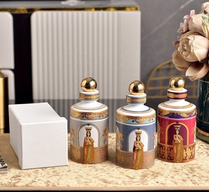 European Bohemian Small Porcelain Potpourri Aromatic Fragrance Expansion Bottle <b>for</b> Office Use Eco-Friendly - Product Image 1