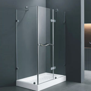 Vente en gros de cabines de douche sans cadre pour hôtels Charnière de plateau rectangulaire Style ouvert Cabine en verre <span class=keywords><strong>Prix</strong></span> compétitif - Product Image 2