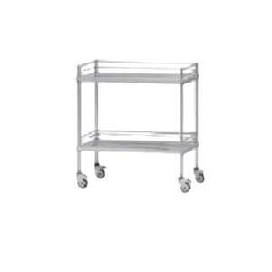 Chariot médical multifonctionnel en acier inoxydable pour hôpital, chariot de soins infirmiers pour salle de soins, en stock. - Product Image 1
