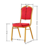 Silla Directa de Fábrica, Fabricante OEM ODM, Proveedor Mayorista, Silla Metálica para Hotel, Banquete, Certificación BIFMA CE, Interior, MOQ 5, Personalizable
