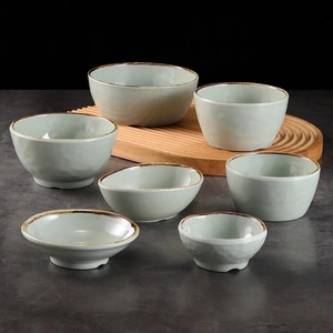 Tazones retro de melamina, tazones pequeños, tazones para arroz, tazones para sopa, tazones para agua y azúcar, vajilla para hoteles, tazones para polvo de arroz para restaurantes. - Product Image 1