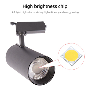 Chất Lượng Cao 30W Thương Mại Theo Dõi Ánh Sáng 360 Có Thể Điều Chỉnh Trần COB Đường Sắt Spotlight 220V Thiết Kế Hiện Đại <span class=keywords><strong>LED</strong></span> Đèn Chất Lượng Nhà Cung Cấp - Product Image 3