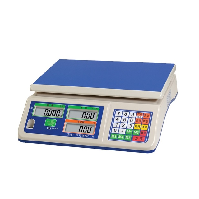 30kg Electronic Digital Scale Weighing Balance Scale with LCD Display for Market