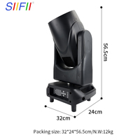 Projecteur de scène professionnel à faisceau mobile mini haute puissance 380W pour clubs, fêtes, événements, discothèques et mariages