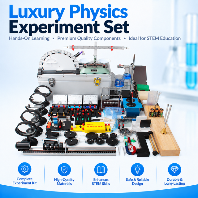 Deluxe Version Middle School Lab Use Physics Experiment Equipment Full Set of Electrical Circuit Experiment Equipment Kit