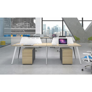 Muebles de Oficina Modernos, Estación de Trabajo para Centro de Llamadas de 4 Personas, Mesa de Oficina para el Hogar, Partición de Oficina, Escritorio para Computadora - Product Image 2