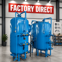 Fournisseur direct d'usine - Filtre à sable de quartz à haute efficacité avec commande PLC pour station de traitement des eaux - Garantie 1 an