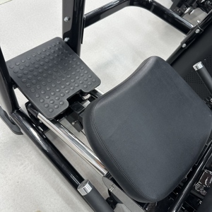 Máquina de prensa de piernas sentado con carga de placas para gimnasio, equipo de fitness para entrenamiento de fuerza de piernas - Product Image 6