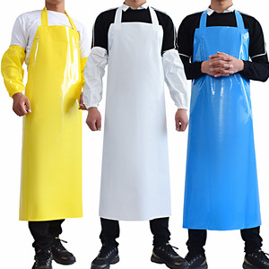Tpu <b>Waterproof</b> <b>Apron</b> Solid Color Food Grade For Kitchen Use - Product Image 1