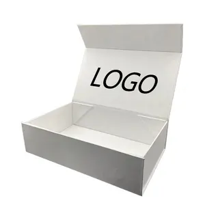 Emballage à rabat en carton sur mesure, boîte cadeau à fermeture magnétique personnalisée