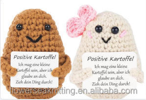 Dễ Thương Crochet Động Vật Sang Trọng Đồ Chơi Khoai Tây Hỗ Trợ Cảm Xúc Kim Chi Món Quà Của Trẻ Em Mới Lạ & Gag Đồ Chơi - Product Image 4
