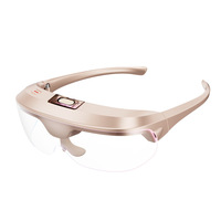 Pliable Musique Vapeur Dispositif De Protection Des Yeux Sèche Soins Des Yeux Machine Relax Sans Fil Électrique Portable Lunettes De Massage Des Yeux