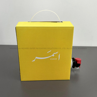 Distributeur de café boîte en papier pliable jaune personnalisé garantie de qualité alimentaire matériau écologique