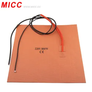 12v 24v 120v 220v Electric Flexible Heating Pad Rubber Silicone Heater