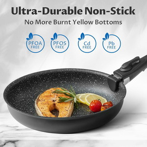 <b>Induction</b> Cookware Set 10 Pieces, Nonstick Pots and <b>Pans</b> Set With Detachable Handles - Product Image 3