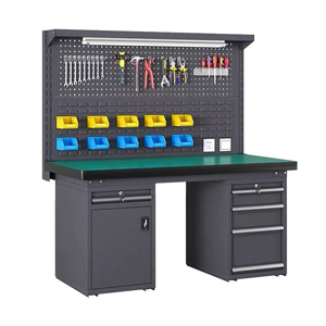 Banco de Trabajo Modular de Acero para Reparación de Automóviles, Almacenamiento Industrial para Mecánicos, Banco de Trabajo Resistente para Taller, Gabinete para Herramientas - Product Image 1