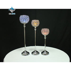 Bougeoir chinois en cristal de Bling coloré de conception exquise - Product Image 1