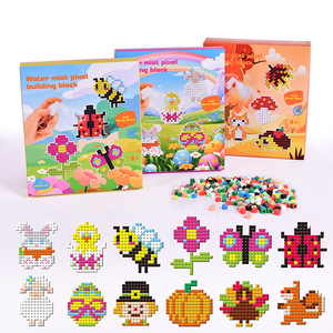 Juguete Educativo Creativo Hecho a Mano, Kit de Arte Pixelado, Juego de Cuentas de Agua Cuadradas, Cuentas de Agua Mágicas para Niños - Product Image 6
