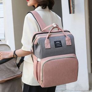 Bolsa de Pañales Impermeable Personalizada con Puerto de Carga USB, Cuna para Bebé, Sombrilla, Mochila con Cambiador - Product Image 6