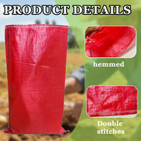 Sac tissé en PP de 25 kg avec logo personnalisé, sac à pommes de terre, sacs en polypropylène laminé BOPP pour riz, céréales, maïs, agriculture