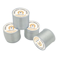 Fil de pêche et de couture en nylon 100% teint, haute ténacité, résistant à l'abrasion, durable, 0,35 mm, 250 m de longueur, prix de gros