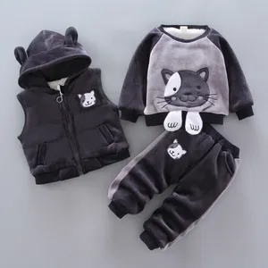 Sudadera con capucha para niño, chaleco y pantalones, ropa de camuflaje, 3 piezas