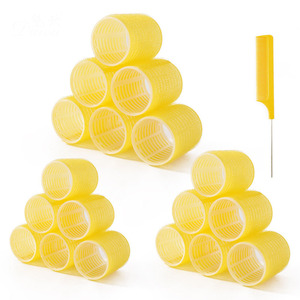 Rizadores de pelo para salón de belleza, pinzas para rizos con Clips, juego de rodillos de etiqueta privada, accesorios para el cabello a la moda - Product Image 1