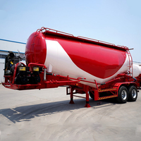 Direktverkauf ab Werk 2-Achsen 40cbm 3cbm 20/40 Tonnen LKW-Transporter Schüttgut-Zementtank Fracht-Pulvertanker zum Verkauf