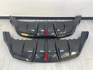 Diffusore Posteriore in Stile Fibra di Carbonio di Alta Qualità con Spoiler Luminoso per Kit Carrozzeria Tesla Model <span class=keywords><strong>Y</strong></span>, Paraurti Anteriore e Minigonne Laterali - Product Image 2