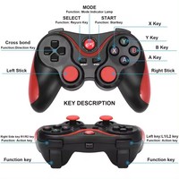 X3 Joystick sans fil BT Gamepad contrôleur de poignée à distance pour PC contrôle de jeu avec support pour Android