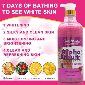 Gel de Ducha Blanqueador de Piel de Marca Privada, Exfoliante Corporal, Gel de Baño con Alfa Arbutina, Gel de Ducha Iluminador y Aclarante - Product Image 6