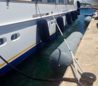 Pare-chocs gonflables robustes en PVC pour navires, voiliers, yachts, bateaux, et quais – En vente