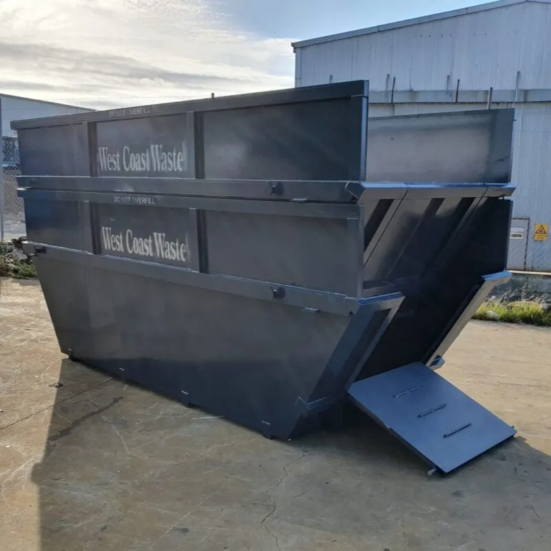 Guangdong Heavy duty construção empilhando placas Skip Bin conter resíduos a granel e recicláveis Skip Bin