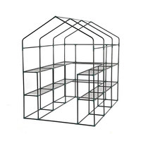 Mini serre portable pour la maison, avec couverture en film plastique durable, pour la protection des plantes du jardin, petites serres