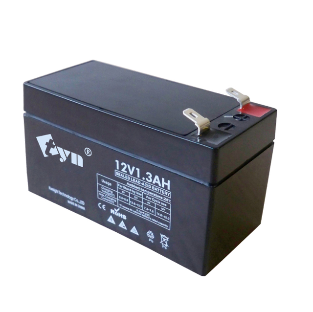 12V1.3Ah Small sealed Lead Acid Battery 12V1.3Ah for Solar Use