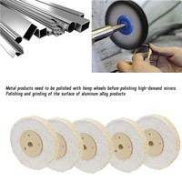 Roue de polissage de tissu de sisal de surface métallique de 8 pouces Outil abrasif de qualité supérieure