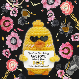 OASSIE Tarjeta de Agradecimiento para Empleados, Diseño de Pato de Ganchillo de Algodón, Regalo para Compañeros de Trabajo, Amigos, Ocasiones de Jubilación/Despedida - Product Image 3