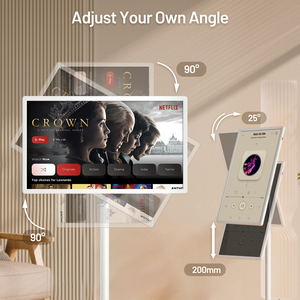 Téléviseur intelligent portable sans fil à écran tactile de 32 pouces, écran LED 1080p pour la maison, les conférences, l'éducation, rotatif, intelligent, portable - Product Image 2