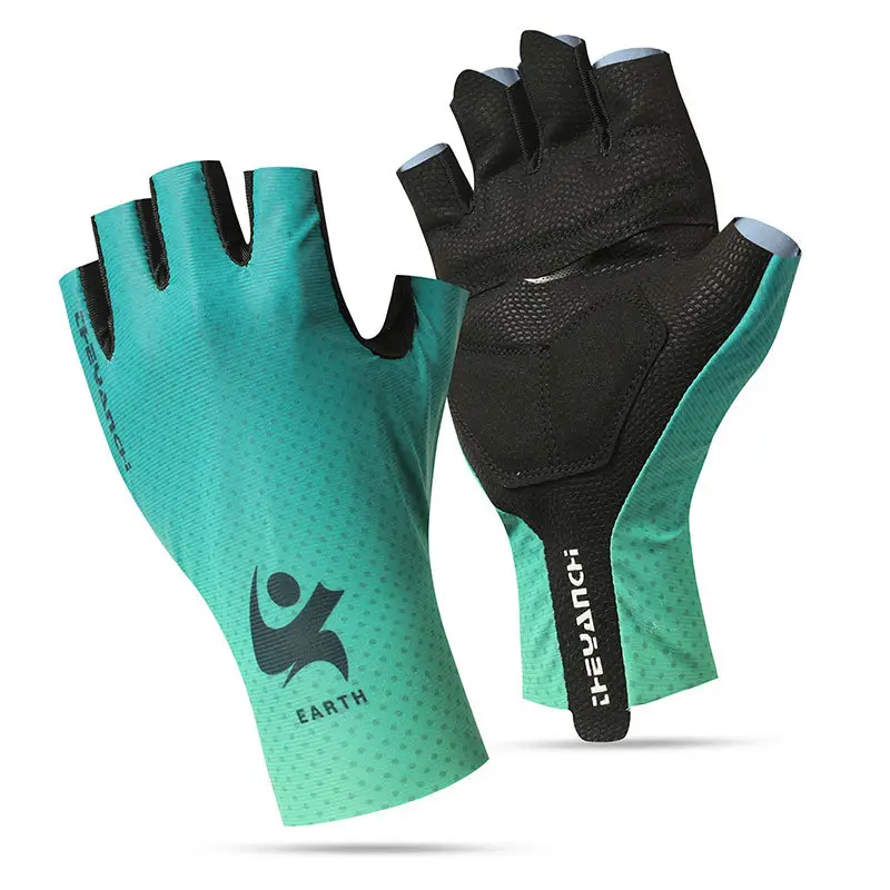 מותאם אישית קיץ קרח משי guantes luva ciclismo אנטי רטט אופני דיג רכיבה על אופניים כפפות אופנוע