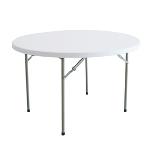 hot sale 4FT plastic fold table outdoor round picnic table