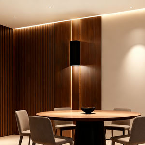 ألواح جدارية حديثة مقاومة للحريق من الفحم النباتي، ألواح مضلعة عالية الجودة مقاومة للماء، ديكور ملون مجوف للفنادق/المدارس - Product Image 6