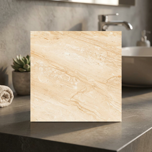 Vistaar Crema Mischife 600x600mm Matte Porcelain Tiles Industrial Design Floor Wall Interior - Product Image 1