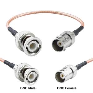 50 أوم BNC حامل الحاجز ذكر إلى أنثى RG316 لجهاز راديو CB UHF VHF hf hf Ham هوائي راديو متنقل - Product Image 1