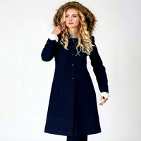 Chaqueta Varsity de Lana y Cuero para Mujer, Invierno, con Parches de Felpa, Bolsillos con Cremallera, Capucha, Resistente al Viento, Ecológica y Transpirable