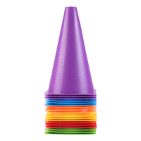 Vente en gros de cônes d'entraînement de football en PE, 23 cm, cônes d'agilité, obstacle routier, marque BinYao, modèle BY-269, Zhejiang
