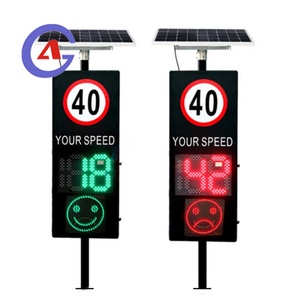 Señal de Advertencia LED para Tráfico, con Límite de Velocidad, para Seguridad Vial en Exteriores - Product Image 1